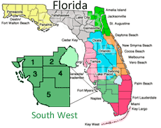 South West Florida Map 